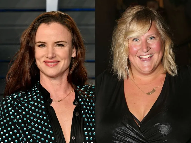 朱麗葉特·劉易斯 (Juliette Lewis) 和布里吉特·埃弗雷特 (Bridget Everett) 參加 HBO 的露營活動