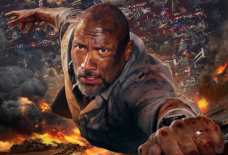 新的摩天大樓預告片將道恩強森 (Dwayne Johnson) 推向巔峰